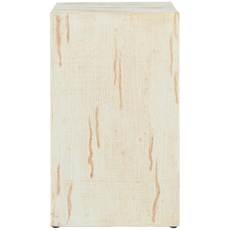 Solid Wood Top End Table