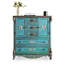Armoire d'appoint en bois manufacturé bleu massif-295002692