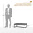 Polett Outdoor Conversation Set Solid Wood Group With Armless Chair And Loveseat And Coffee Table-1854030457-1854030462