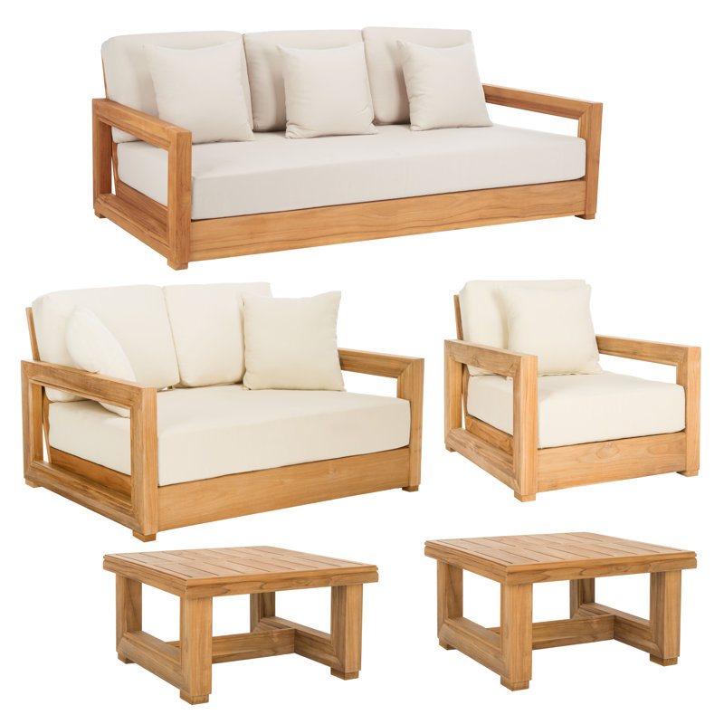 Melrose 5 Piece Outdoor Conversation Set