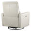 Fauteuil inclinable électrique pivotant en cuir véritable Sant-120191951