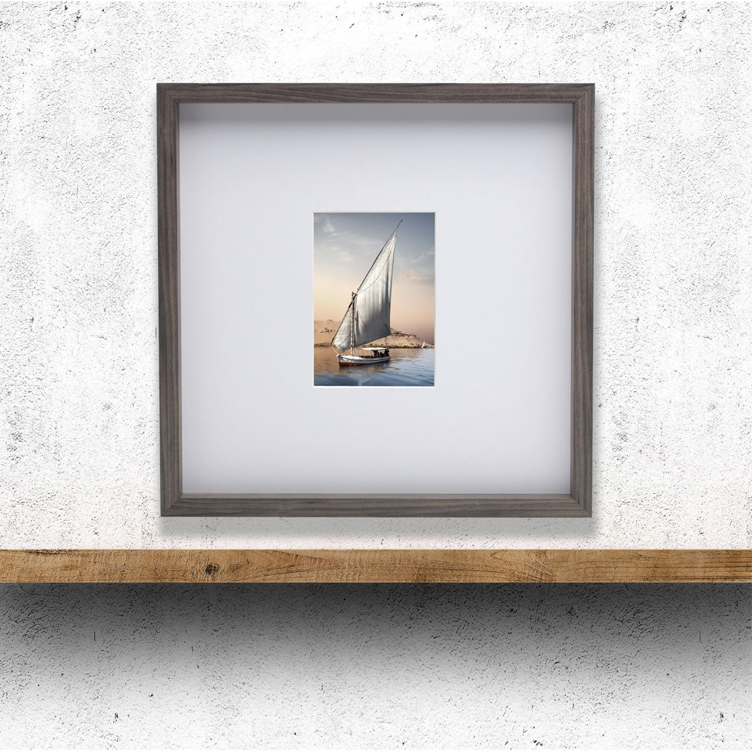 Mikasa Bold Gallery 5X7-Inch Matted Picture Frame, 16X16-Matted 5X7 Mikasa 