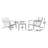 Aubrieana 3 Piece Seating Group with Cushions-2141618704-2098206369