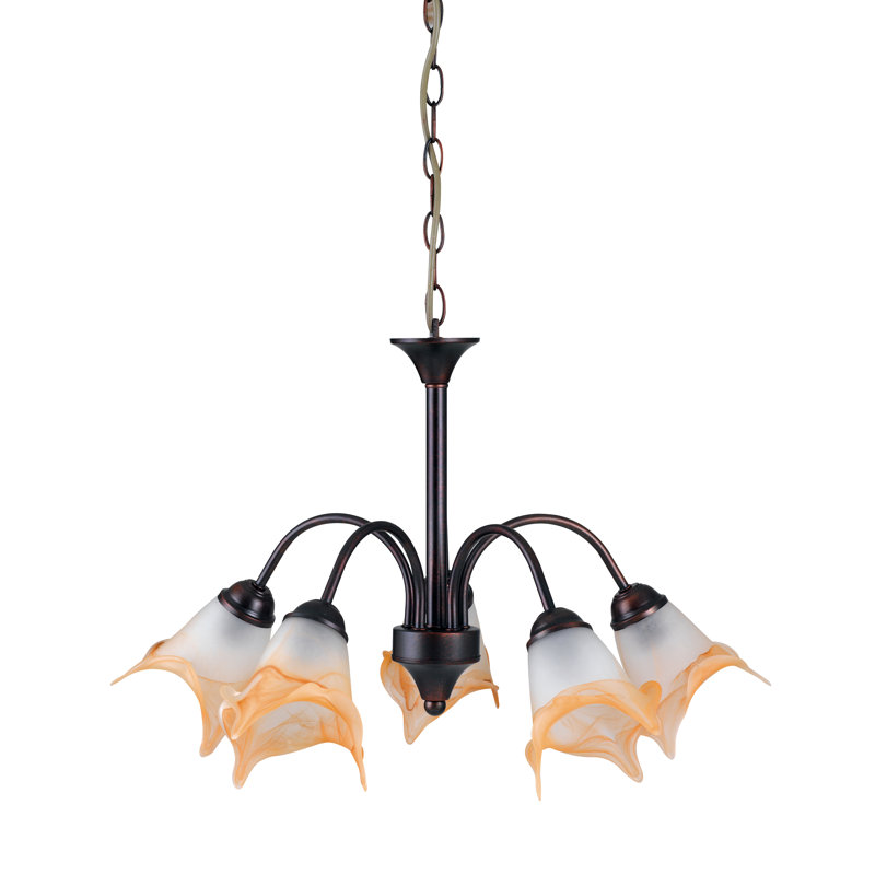 Dorfman 5 - Light Shaded Chandelier