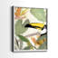 «Parrot in the Leaves I», reproduction encadrée de qualité supérieure - prête à être accrochée - aucun clou requis - aucun clou requis-29175384-29175387