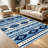 1PC Geometric Abstract Earth Tone Swirl Curve Pattern area rugs for Living Room, Soft and Comfortable, Suitable for all seasons, easy-to-maintain, machine washable Indoor floor mat, Under Table Farmhouse suitable for Dining Room, Bedroom, Entryway.-128979740