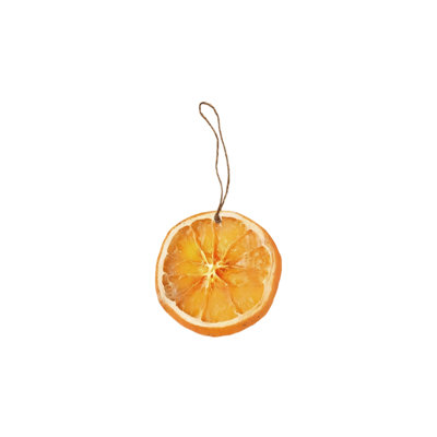 Lot de 30 décorations de Noël, tranches d'orange séchées à la cannelle, attachées en jute, pour décorer le sapin, style rustique, idéal pour les fêtes, la maison de campagne, le foyer ou les couronnes.