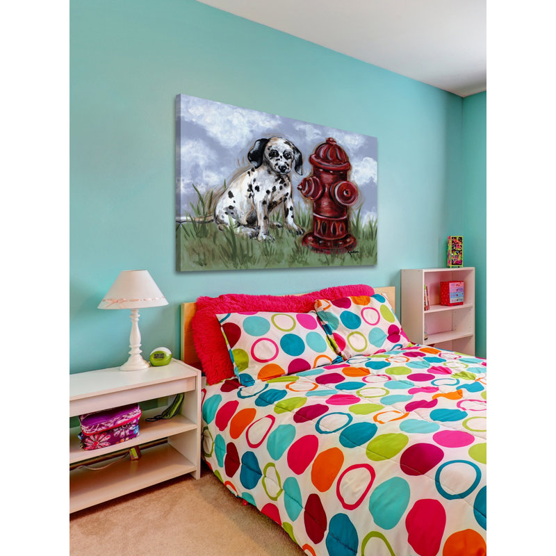 "Spot" par Reesa Qualia, reproduction sur toile tendue, H 30 po x l 45 po x P 1,5 po