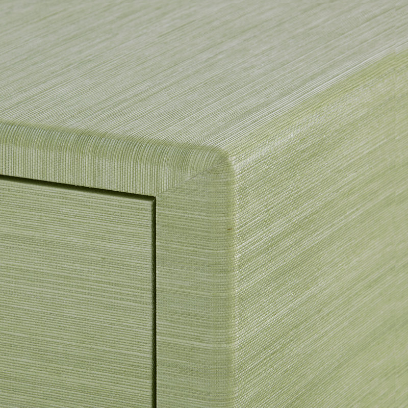 Gianna 3-Drawer End Table, Spring Green