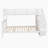 Stairway Twin-Over-Full Bunk Bed With Storage And Guard Rail For Bedroom, White Color(OLD SKU :LT000019AAK)-2065943136
