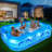 Textles Hub Vinyl Rectangle Inflatable Pool