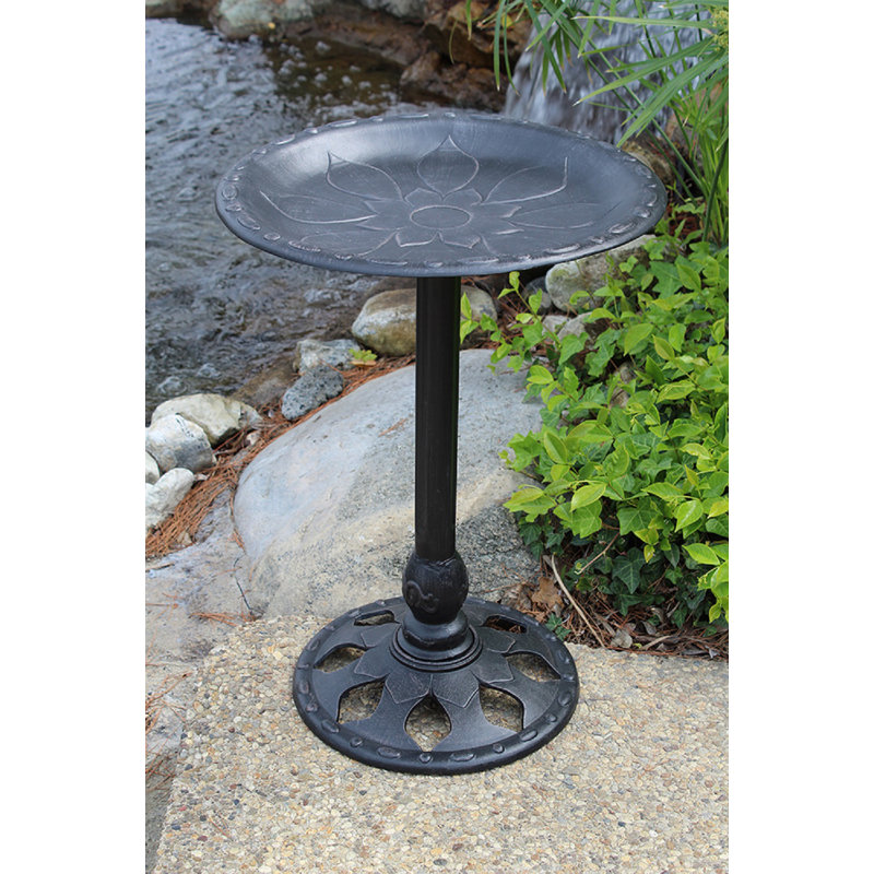 Bain d'oiseaux Maytown, H 27,5 po x l 19,25 po x p 19,25 po, Rouille de cuivre