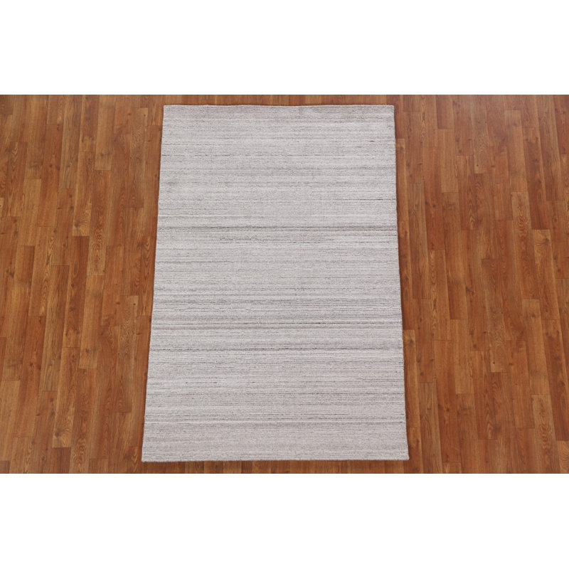 Tapis oriental moderne Gabbeh noué à la main 4 x 6