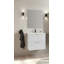 Meuble-lavabo mural à deux tiroirs 24 po Rhythm - Blanc mat-87459801