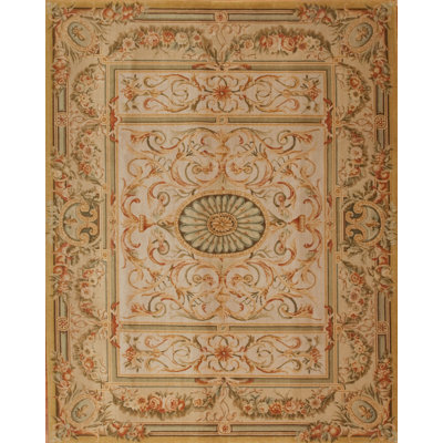 Savonnerie One-of-a-Kind 8' X 10' Hand Knotted Area Rug