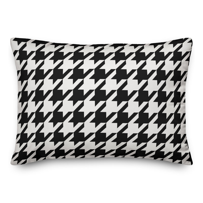  et coussin lombaire Houndstooth