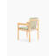 Oda Outdoor Teak Dining Armchair-1962237770