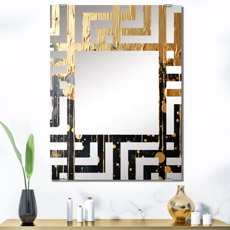 Elegant Explosions - Fireworks Wall Mirror Decor MIR133998, 40" x 30"