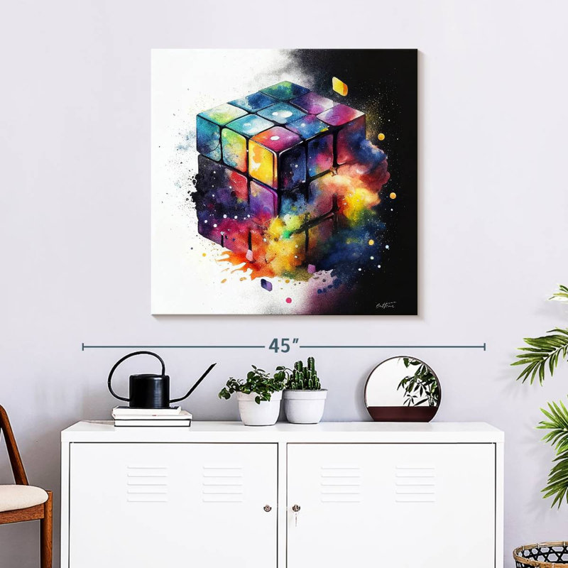 Senne Rubik, 30" H x 30" W