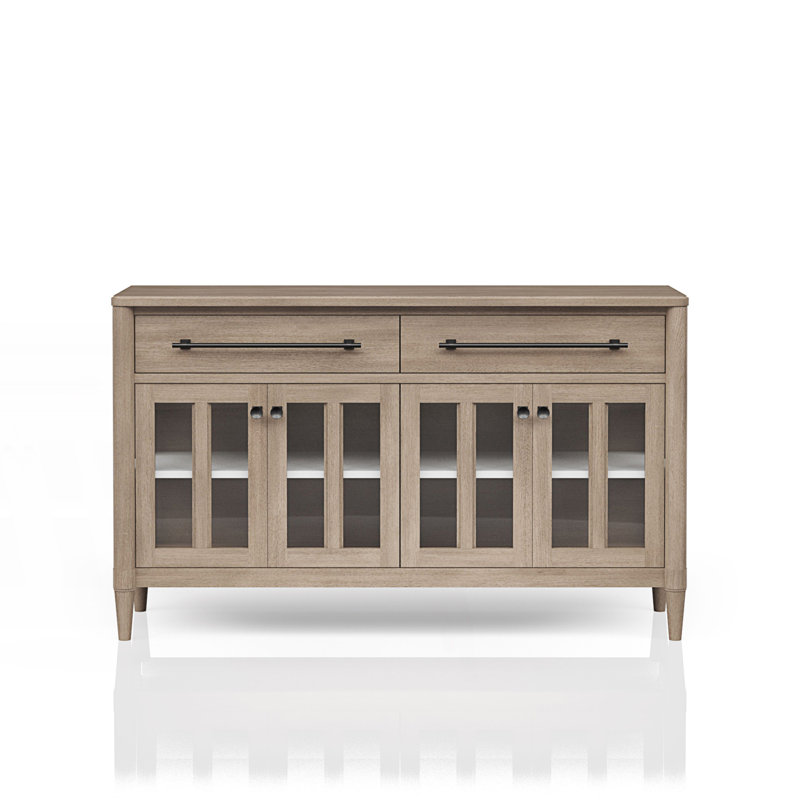 Buffet avec portes en verre