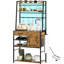 Tablette rustique pour bouteilles de vin brun