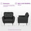 3 - Piece Faux Leather Living Room Set-1604012148
