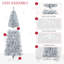 Arbre de Noël argenté argenté-1237234564