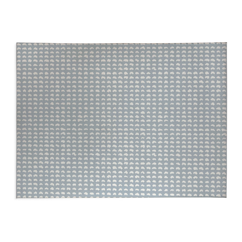 Paillasson Gio, L 24 po x L 36 po, Bleu ardoise