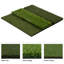 Tapis d'entraînement de golf Wakeman 24 x 24 avec gazon à 3 niveaux