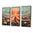 Cadre flottant brun