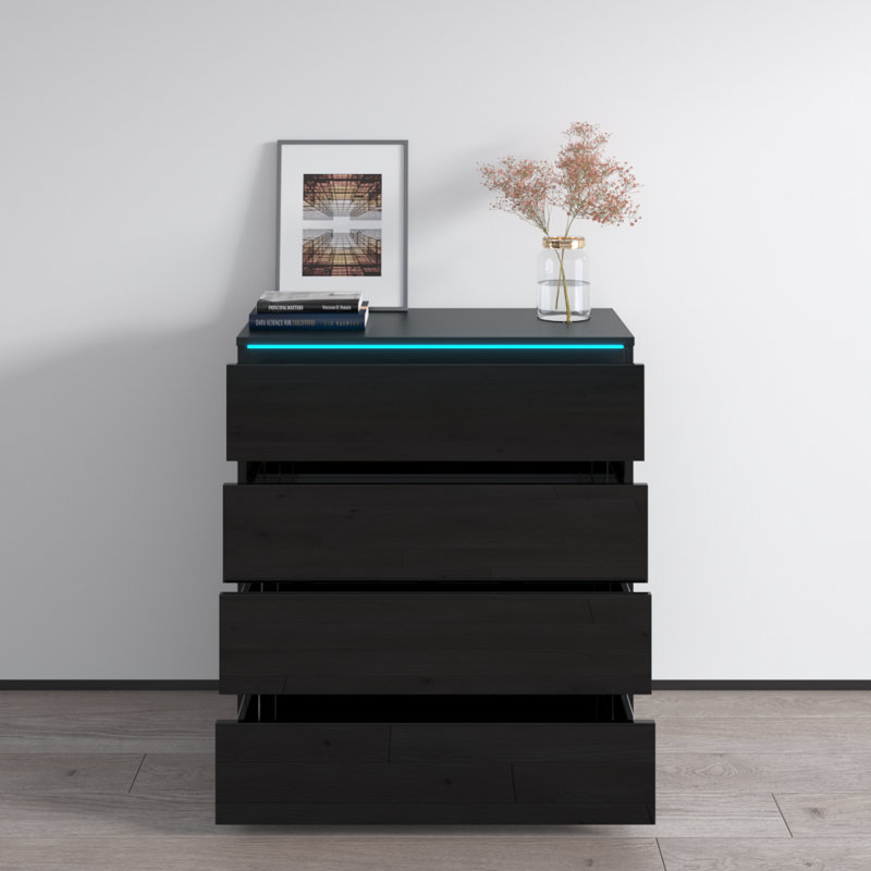 Commode noire 32 po Euphoria, Noir