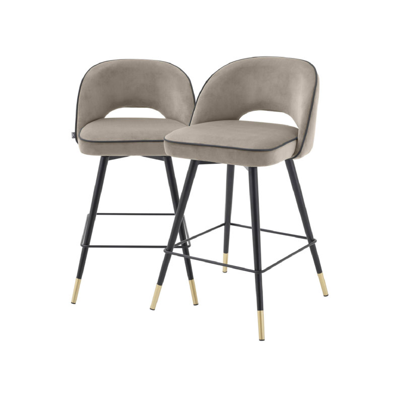 Cliff Barstools, Counter Stool (27” Seat Height), Beige