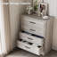 Commode de rangement moderne en bois à 4 tiroirs de 29,6 po Winston Porter