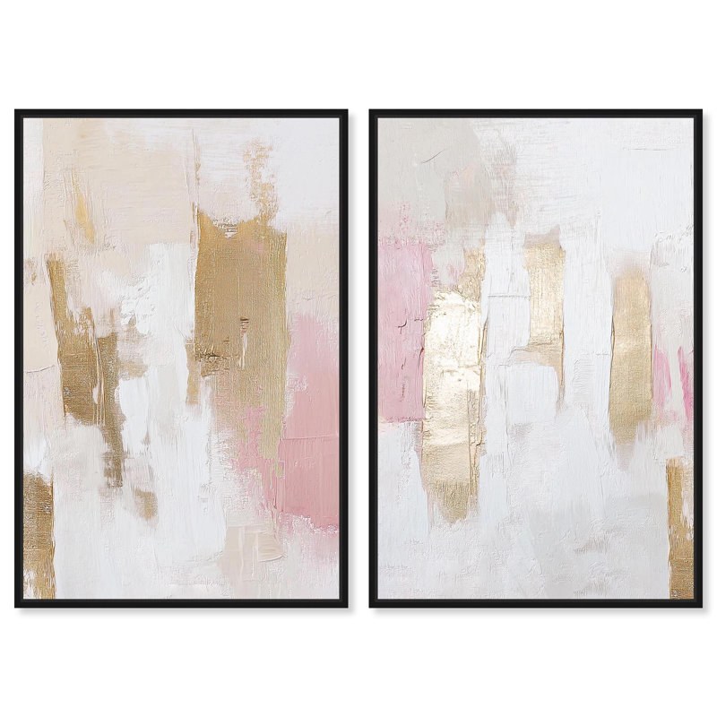 «Gentle Elegance», reproduction d'art sur toile par Art Remedy, cadre noir, 30 x 45, H 46 po x l 31 po, Structure noire