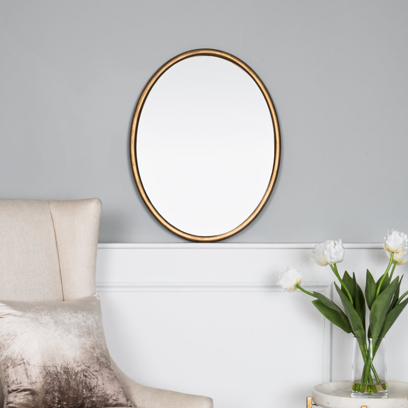 Yaziel Solid Wood Frame Mirror