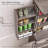 Aaleah 72'' Kitchen Pantry With Classified Pantry Door, Storage Cabinet with Organizer, Drawer-1560796494