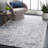 Metro Hand Tufted Wool/Cotton Abstract Rug in Gray-1710592730