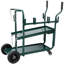 Chariot de soudage robuste à 2 niveaux avec chariot de rangement portatif avec roulettes pour coupe-plasma MIG TIG et accessoires de soudage, couleur verte-136317391