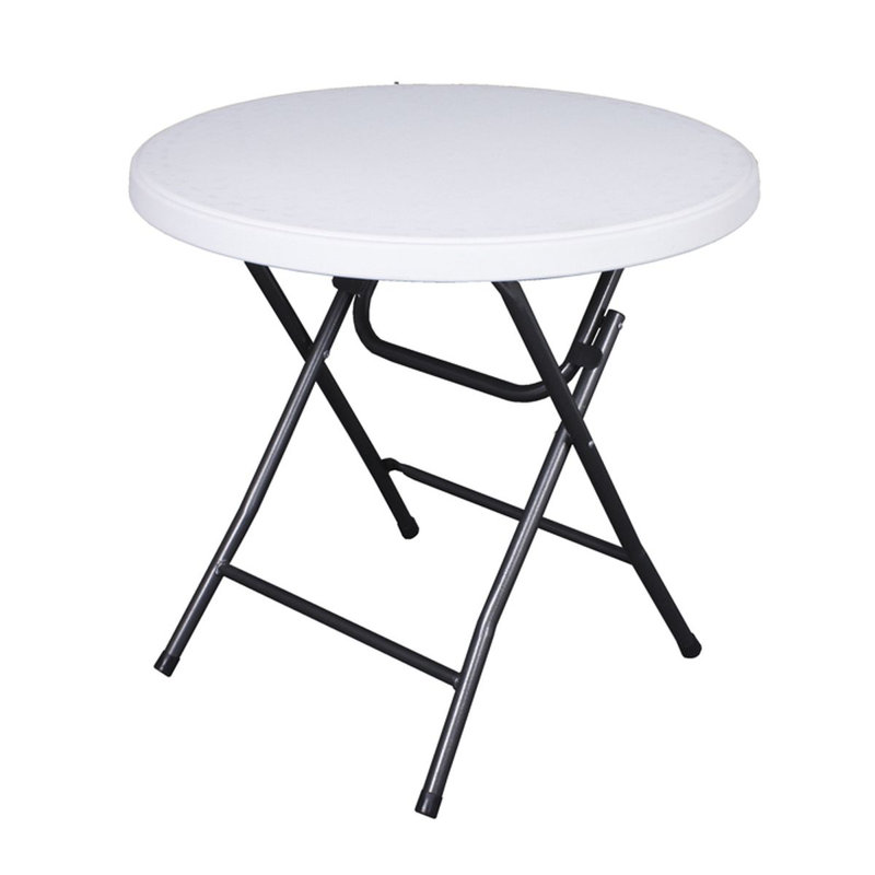 Mufaro Round Metal Folding Outdoor Dining Table , 80cm cm W 80cm cm D
