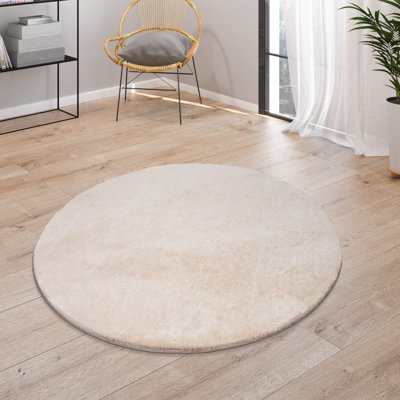 Ananio Solid Colour Shag Area Rug