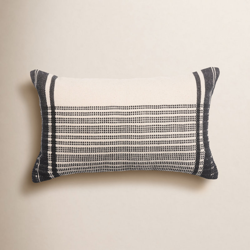 Housse de coussin rectangulaire 100% coton Dione, Housse de coussin seulement - sans coussin