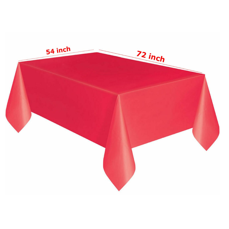 Ebrahim Tablecloth, 137cm W x 182cm L, Red