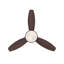 Ventilateur de plafond standard 42 po à 3 pales en alliage de 42 po avec chaîne de traction et ensemble d'éclairage inclus