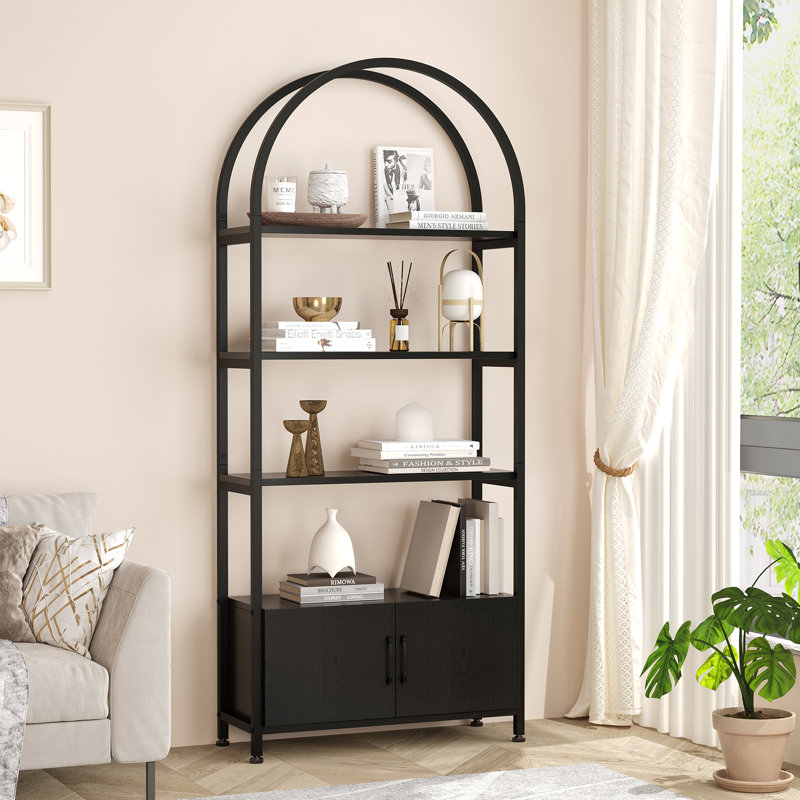 181.61cm H x 80cm W Iron Bookcase
