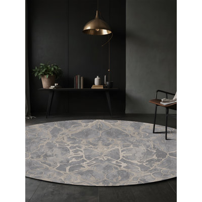 Tapis gris lavable à la machine