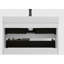 Meuble-lavabo 36 po - attrait intemporel, 114,36 lb, armoire de rangement intérieure spacieuse à finition blanche, silencieuse, grand espace-866919796