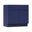 Colton 39" Freestanding Shaker Bathroom Vanity Cabinet with 2 Doors, No Countertop, Ready to Assemble, Blue-95216755
