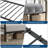 Twin Daybed, Sturdy Metal Day Bed with Steel Slat Support, Arched Headboard Sofa Bed for Living Room, Bedroom and Guest Room-281850677