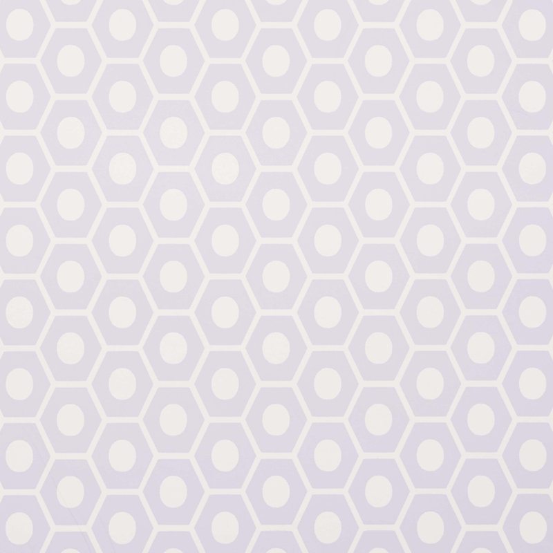 Schumacher x Studio Bon Queen B Wallpaper, Lavender
