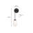 Domalapalli 14'' LED Sconce - Black-17777346